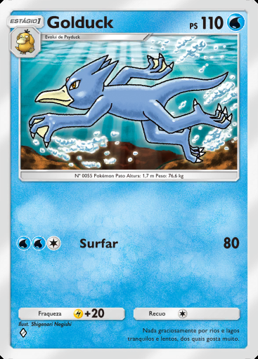 Golduck #031 · Mestre dos Céus (B4)