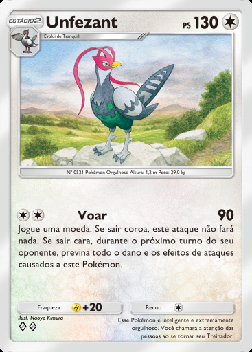 Unfezant #139 · Mestre dos Céus (B4)