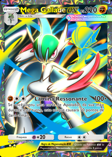 Mega Gallade ex #185 · Mestre dos Céus (B4)