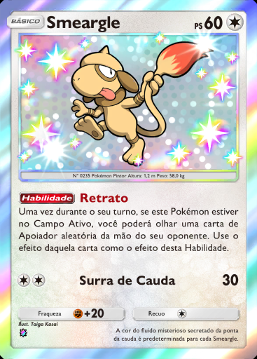 Smeargle #222 · Mestre dos Céus (B4)