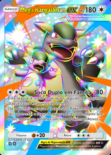 Mega Kangaskhan ex #231 · Mestre dos Céus (B4)
