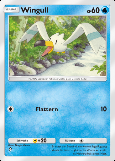 Wingull #015 · Team Rockets Pläne (B4a)