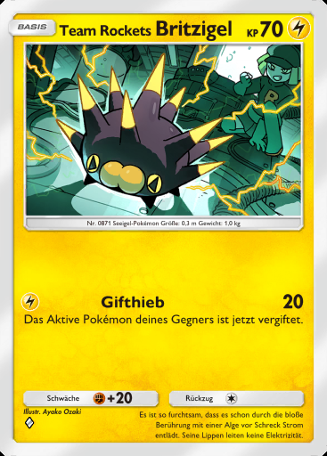 Team Rockets Britzigel #024 · Team Rockets Pläne (B4a)