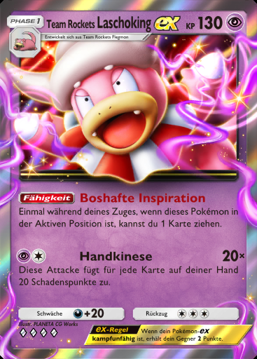 Team Rockets Laschoking-ex #026 · Team Rockets Pläne (B4a)
