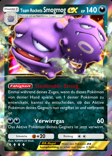 Team Rockets Smogmog-ex #043 · Team Rockets Pläne (B4a)