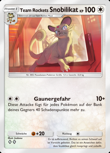 Team Rockets Snobilikat #061 · Team Rockets Pläne (B4a)