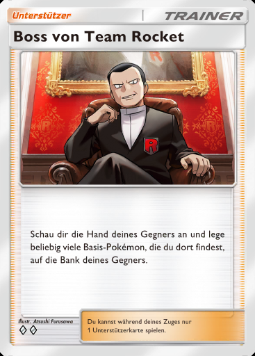 Boss von Team Rocket #071 · Team Rockets Pläne (B4a)