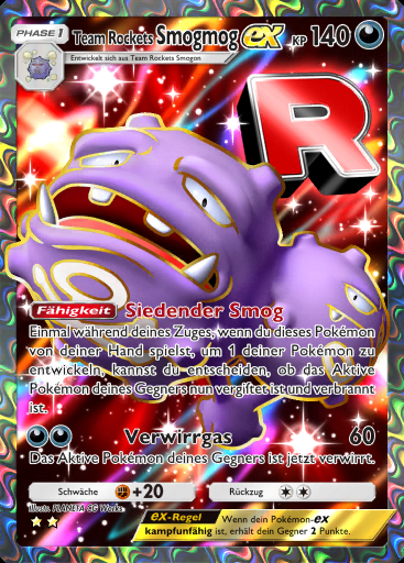 Team Rockets Smogmog-ex #083 · Team Rockets Pläne (B4a)