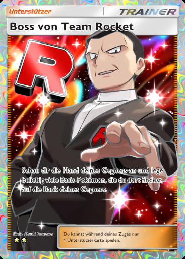 Boss von Team Rocket #087 · Team Rockets Pläne (B4a)