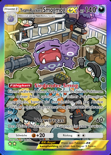 Team Rockets Smogmog-ex #092 · Team Rockets Pläne (B4a)