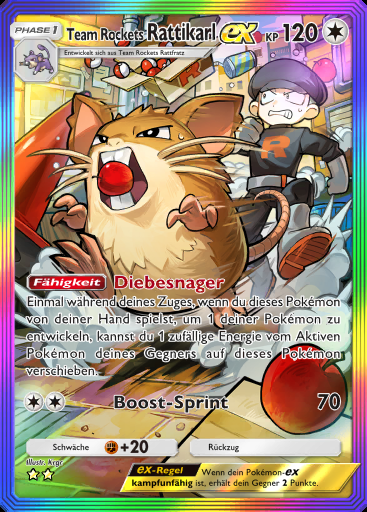 Team Rockets Rattikarl-ex #093 · Team Rockets Pläne (B4a)