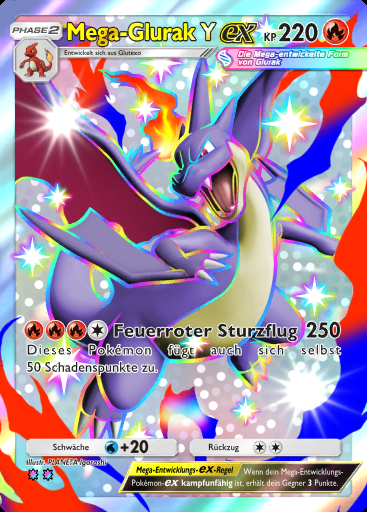 Mega-Glurak Y-ex #105 · Team Rockets Pläne (B4a)