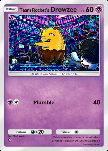 Team Rocket’s Drowzee