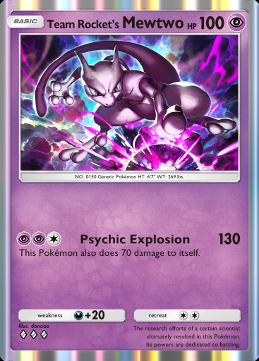 Team Rocket’s Mewtwo