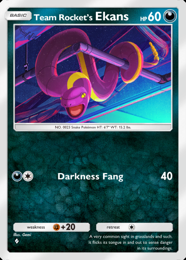 Team Rocket’s Ekans