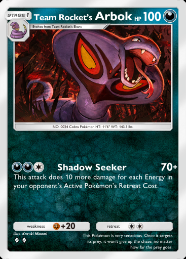Team Rocket’s Arbok