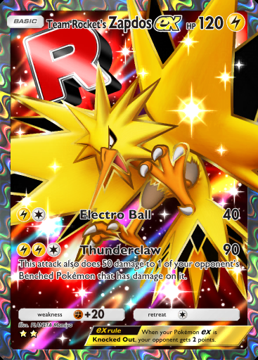 Team Rocket’s Zapdos ex