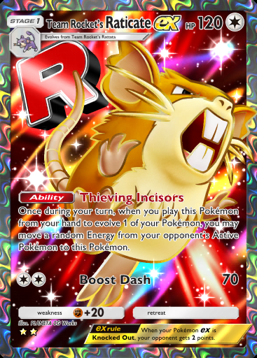 Team Rocket’s Raticate ex
