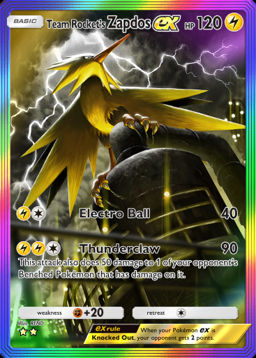 Team Rocket’s Zapdos ex