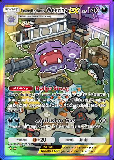 Team Rocket’s Weezing ex