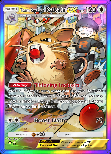 Team Rocket’s Raticate ex