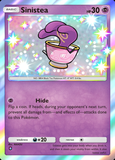 Sinistea #100 · Team Rocket’s Ambition (B4a)