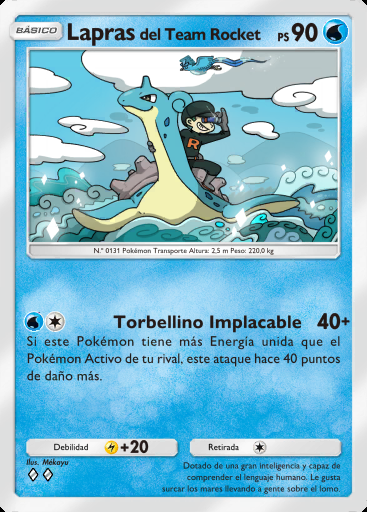 Lapras del Team Rocket