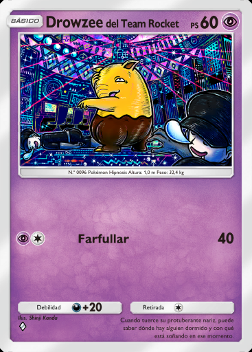 Drowzee del Team Rocket