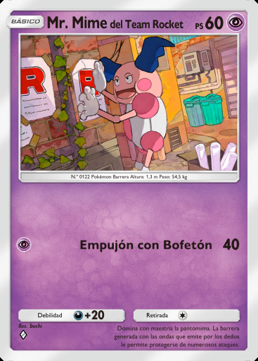 Mr. Mime del Team Rocket