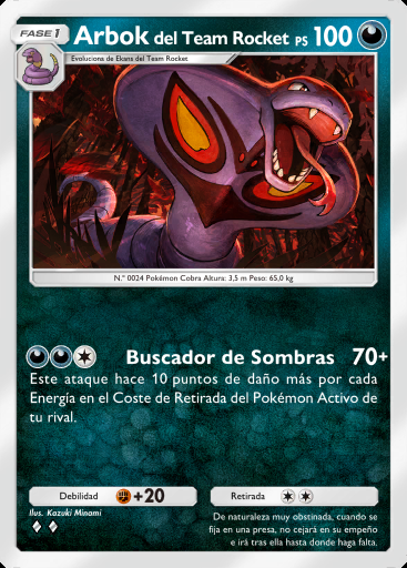Arbok del Team Rocket