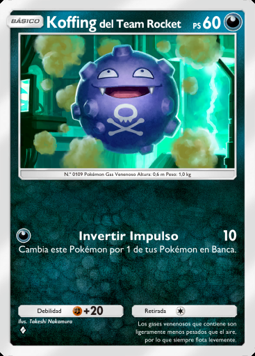 Koffing del Team Rocket