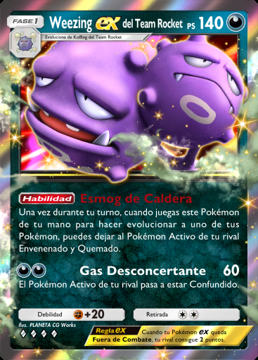 Weezing ex del Team Rocket