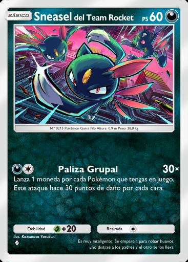 Sneasel del Team Rocket