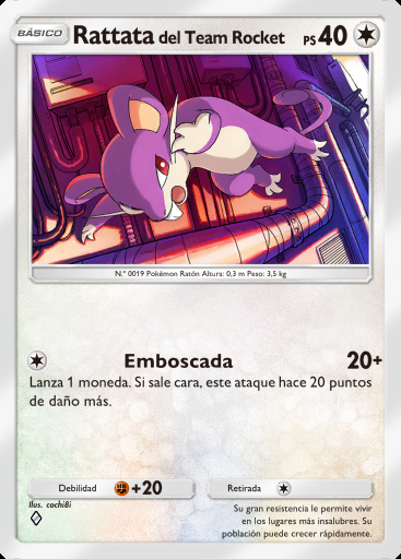 Rattata del Team Rocket