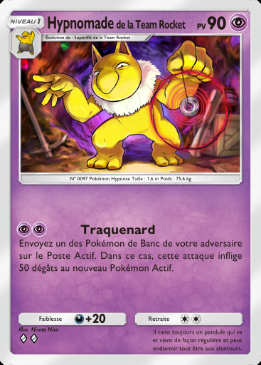 Hypnomade de la Team Rocket #028 · L'Ambition de la Team Rocket (B4a)
