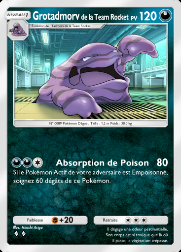 Grotadmorv de la Team Rocket #041 · L'Ambition de la Team Rocket (B4a)