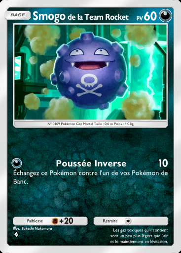 Smogo de la Team Rocket #042 · L'Ambition de la Team Rocket (B4a)
