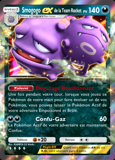 Smogogo-ex de la Team Rocket #043 · L'Ambition de la Team Rocket (B4a)