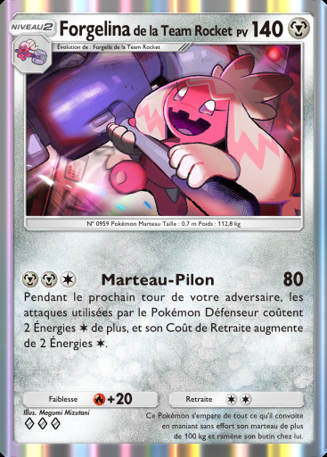 Forgelina de la Team Rocket #050 · L'Ambition de la Team Rocket (B4a)