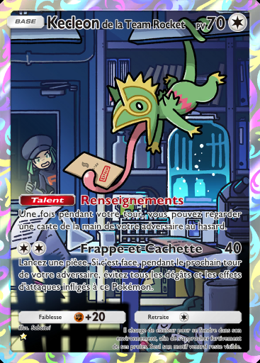 Kecleon de la Team Rocket #076 · L'Ambition de la Team Rocket (B4a)
