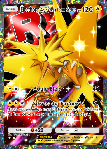 Électhor-ex de la Team Rocket #081 · L'Ambition de la Team Rocket (B4a)