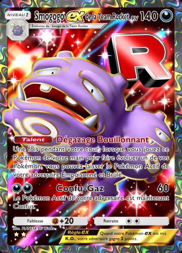 Smogogo-ex de la Team Rocket #083 · L'Ambition de la Team Rocket (B4a)