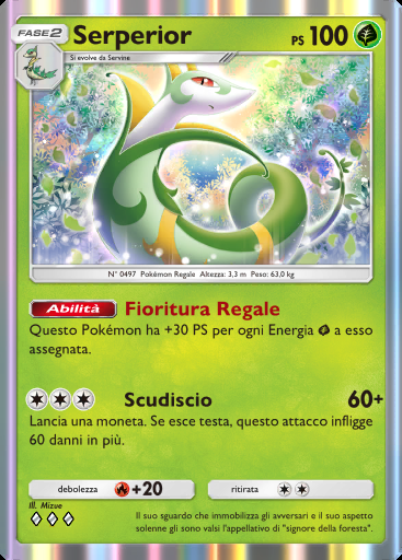 Serperior #005 · I Loschi Piani del Team Rocket (B4a)