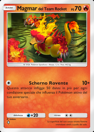 Magmar del Team Rocket #006 · I Loschi Piani del Team Rocket (B4a)