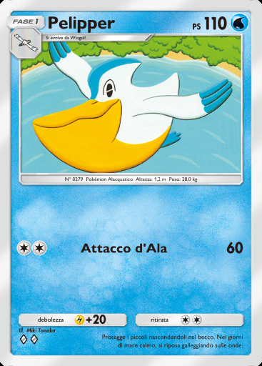 Pelipper #016 · I Loschi Piani del Team Rocket (B4a)