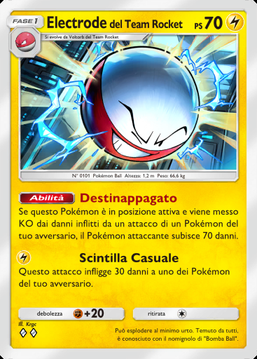 Electrode del Team Rocket #020 · I Loschi Piani del Team Rocket (B4a)