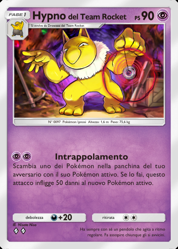 Hypno del Team Rocket #028 · I Loschi Piani del Team Rocket (B4a)