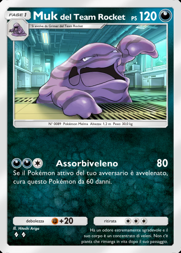 Muk del Team Rocket #041 · I Loschi Piani del Team Rocket (B4a)