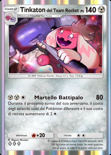 Tinkaton del Team Rocket #050 · I Loschi Piani del Team Rocket (B4a)