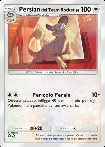 Persian del Team Rocket #061 · I Loschi Piani del Team Rocket (B4a)